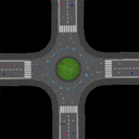 2 Lane - Roundabout